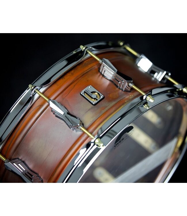 British Drum Co. FB-14-60-SN Firebird Series Copper Over Brass Snare. 6" x 14"