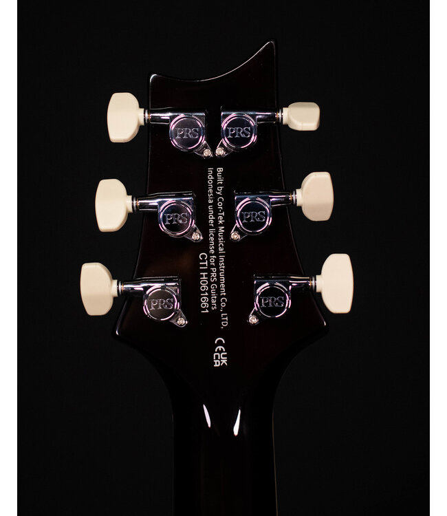 PRS SE Custom 24 Semi-Hollow Piezo , Orange Tiger Smokeburst