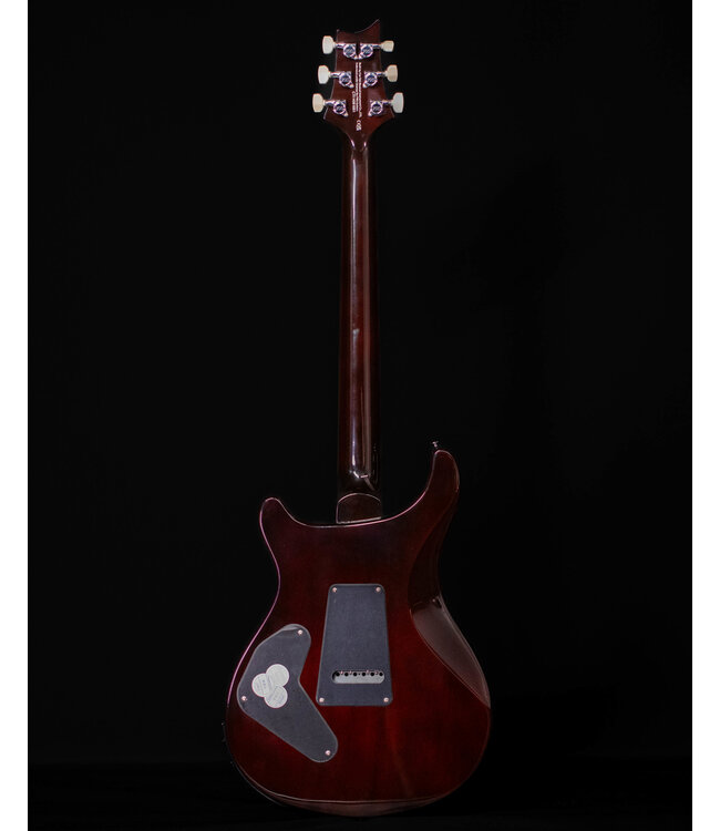 PRS SE Custom 24 Semi-Hollow Piezo , Orange Tiger Smokeburst