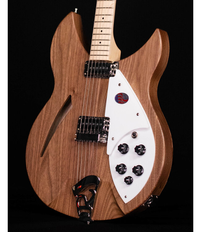Rickenbacker 330W Thinline Semi-Acoustic, Walnut Body, Maple FB with Case