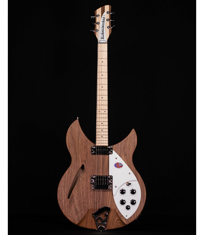 Rickenbacker 330W Thinline Semi-Acoustic, Walnut Body, Maple FB with Case