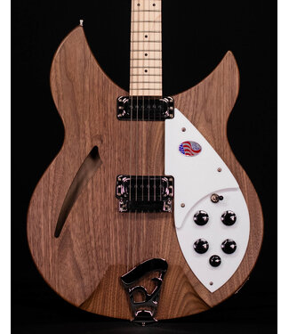 Rickenbacker Rickenbacker 330W Thinline Semi-Acoustic, Walnut Body, Maple FB with Case