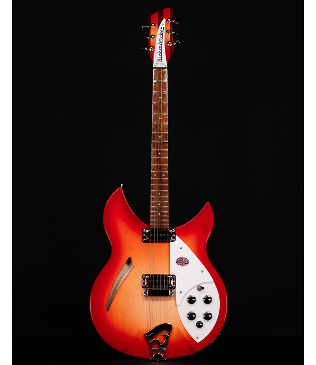 Rickenbacker 330 Double Cutaway Electric Guitar,  FireGlo