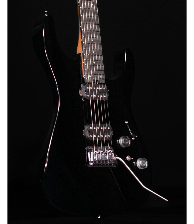 Charvel Pro-Mod Plus DK24 HH 2PT EB, Ebony FB, Raven Black