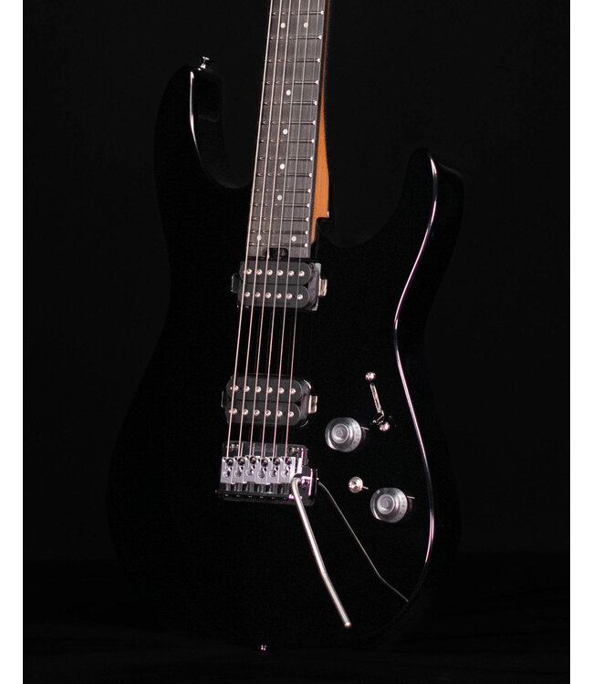 Charvel Pro-Mod Plus DK24 HH 2PT EB, Ebony FB, Raven Black