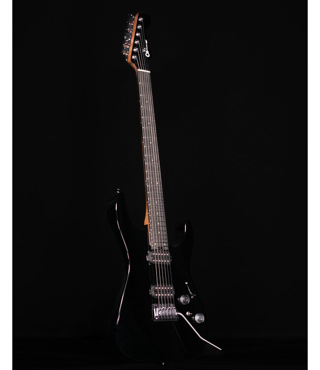 Charvel Pro-Mod Plus DK24 HH 2PT EB, Ebony FB, Raven Black