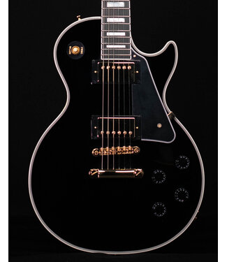 Epiphone Epiphone Inspired by Gibson Les Paul Custom, Ebony (Hard Case Included)