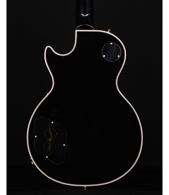 Epiphone Inspired by Gibson Les Paul Custom, Ebony (Hard Case Included)