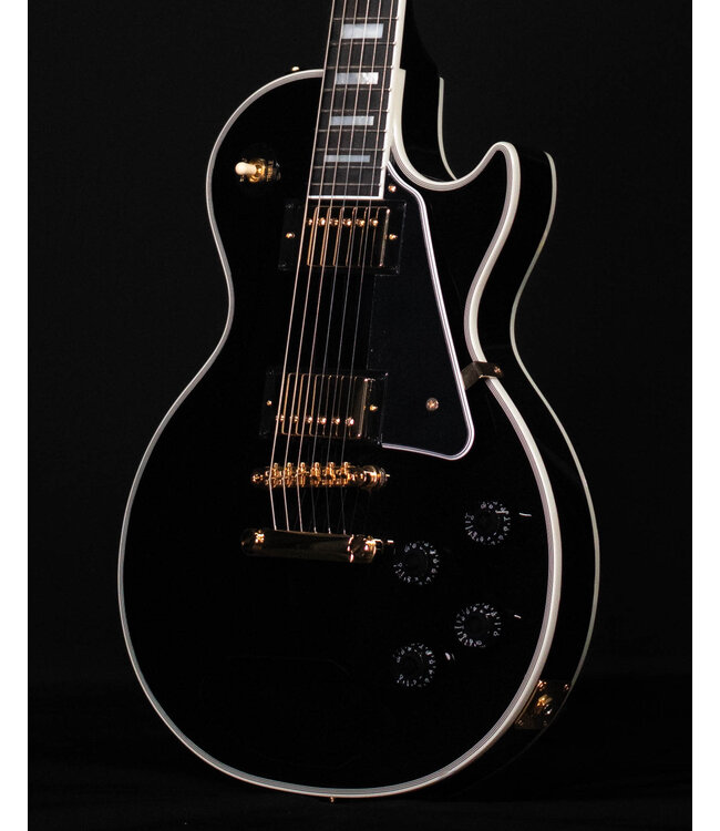 Epiphone Inspired by Gibson Les Paul Custom, Ebony (Hard Case Included)