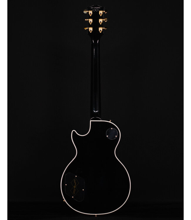 Epiphone Inspired by Gibson Les Paul Custom, Ebony (Hard Case Included)