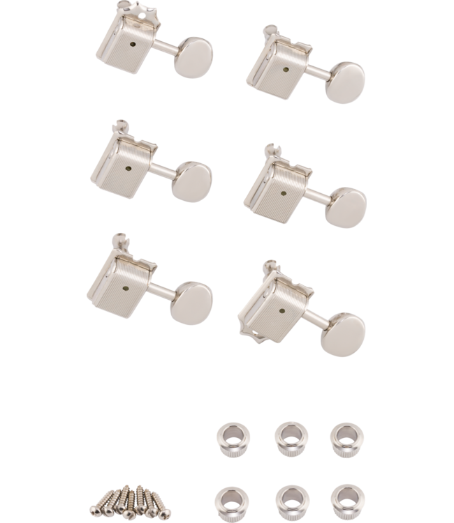 Fender American Vintage Stratocaster®/Telecaster® Tuning Machines (Nickel) (6)