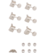 Fender American Vintage Stratocaster®/Telecaster® Tuning Machines (Nickel) (6)