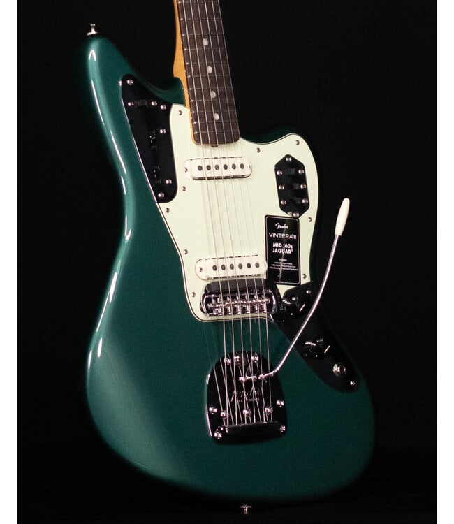Fender Vintera III Mid '60s Jaguar, Rosewood FB, Sherwood Green Metallic