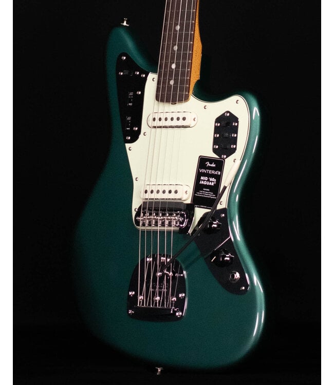 Fender Vintera III Mid '60s Jaguar, Rosewood FB, Sherwood Green Metallic