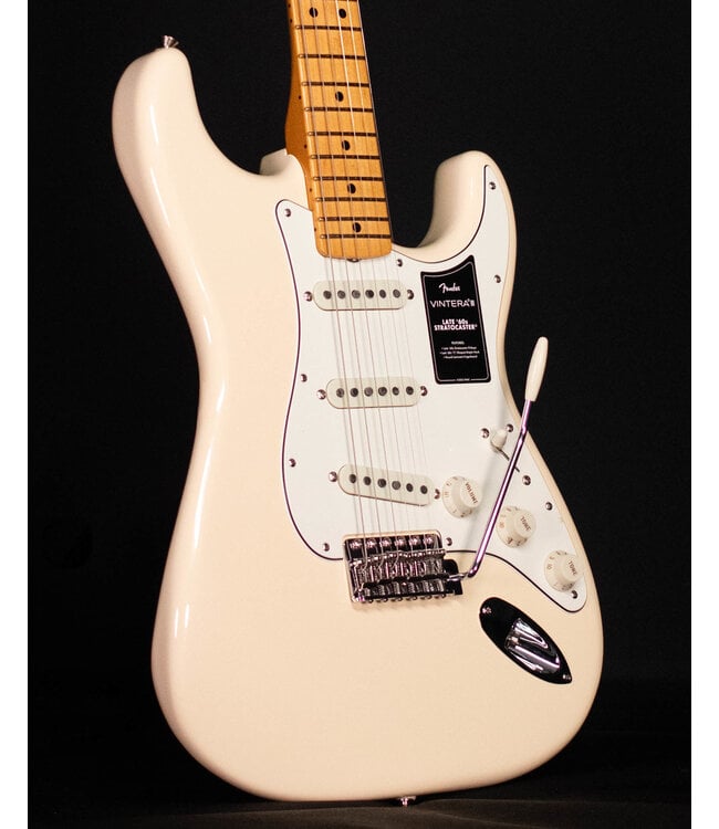 Fender Vintera III Late '60s Stratocaster, Maple FB, Olympic White