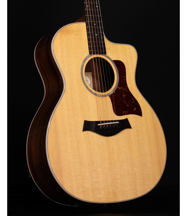 Taylor 214ce Deluxe Acoustic Guitar with Hard Shell Case, 2021 - USED