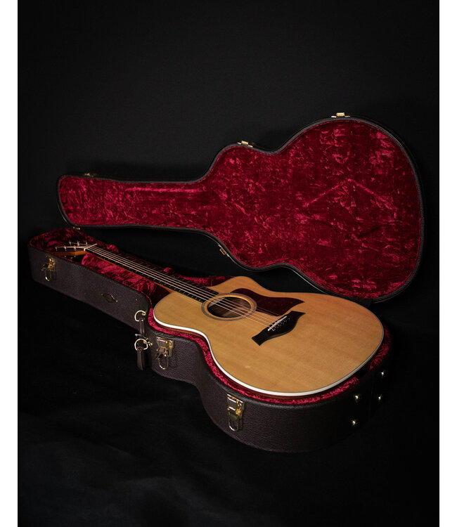 Taylor 214ce Deluxe Acoustic Guitar with Hard Shell Case, 2021 - USED