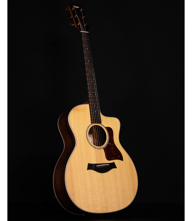 Taylor 214ce Deluxe Acoustic Guitar with Hard Shell Case, 2021 - USED