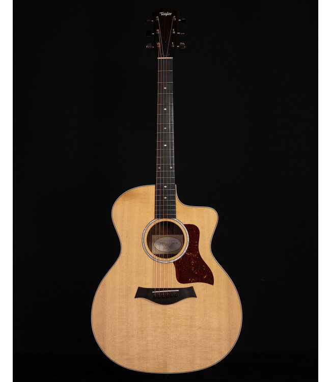 Taylor 214ce Deluxe Acoustic Guitar with Hard Shell Case, 2021 - USED