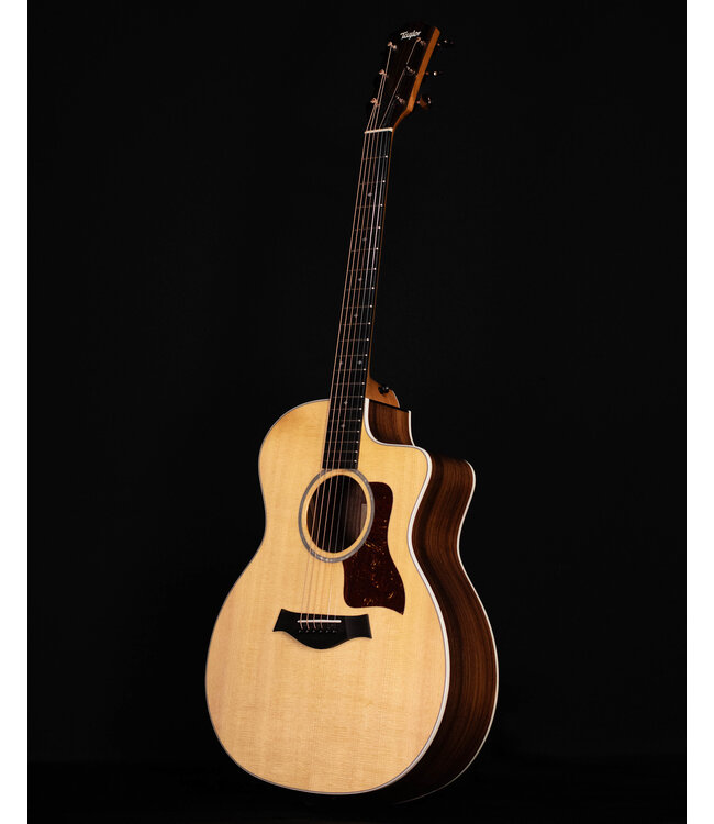 Taylor 214ce Deluxe Acoustic Guitar with Hard Shell Case, 2021 - USED