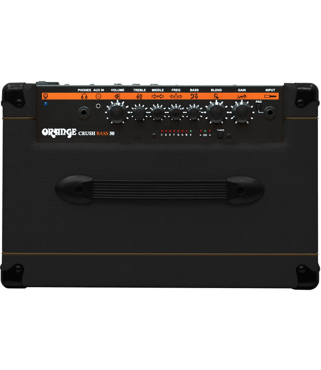 Orange Amps Crush Bass 50 Black 50-Watt Bass Combo Amp, 12" Speaker