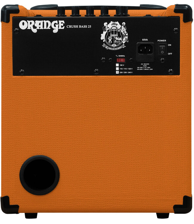 Orange Amps Crush Bass 25 25-Watt Bass Como Amp, 8" Speaker