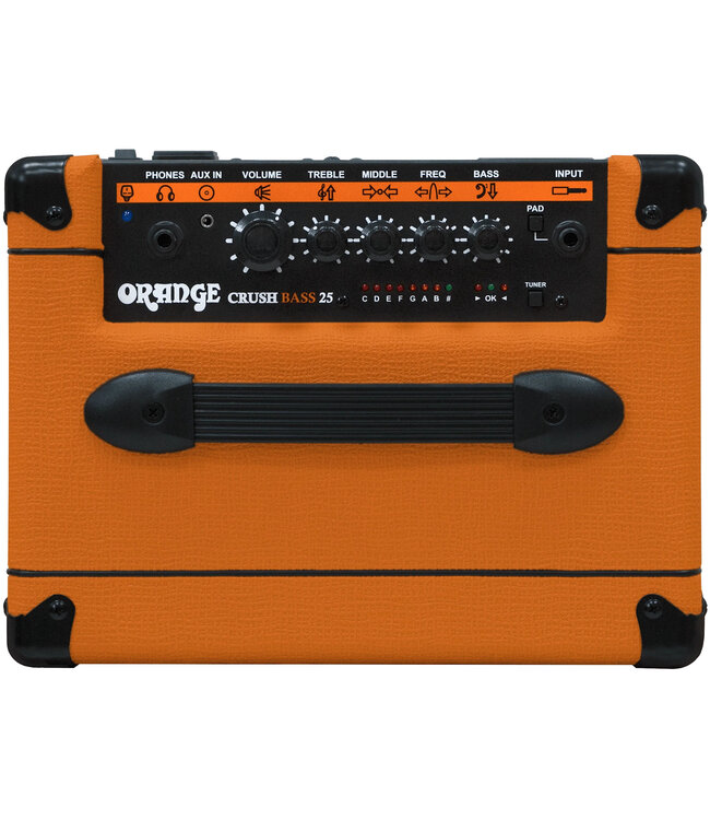 Orange Amps Crush Bass 25 25-Watt Bass Como Amp, 8" Speaker