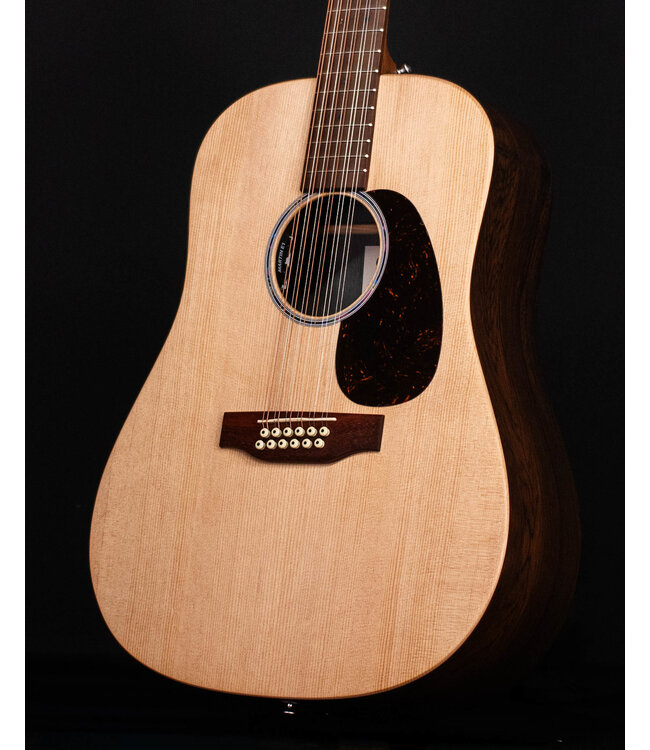 Martin DX2E 12-String Dreadnought Acoustic Electric, Sitka/Faux Brazilian