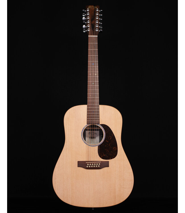 Martin DX2E 12-String Dreadnought Acoustic Electric, Sitka/Faux Brazilian