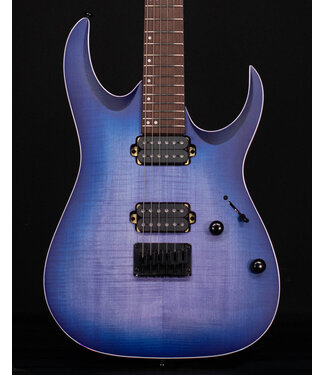 Ibanez Ibanez RGA42 Flame Maple Top, Mahogany Electric Guitar, Blue Lagoon Burst Flat
