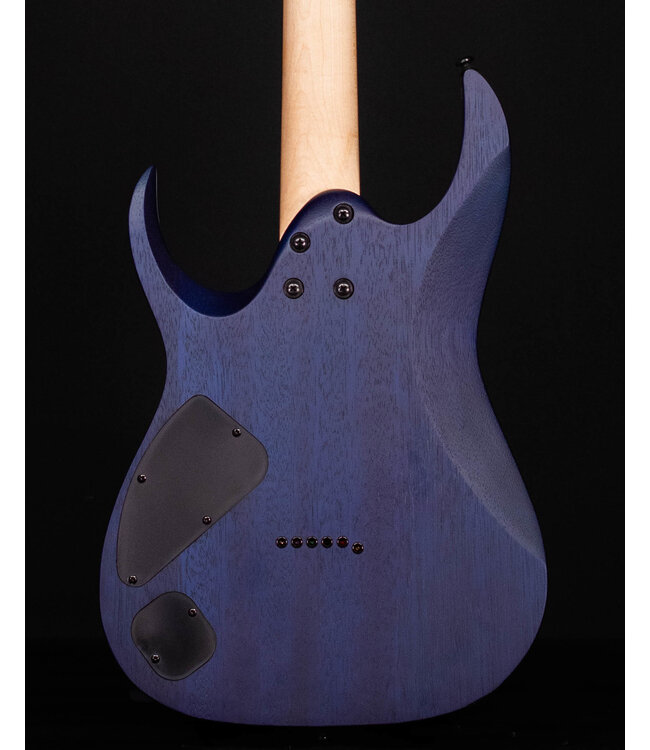 Ibanez RGA42 Flame Maple Top, Mahogany Electric Guitar, Blue Lagoon Burst Flat