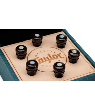 Taylor Taylor Bone Bridge Pin Set, Brown with White Opal