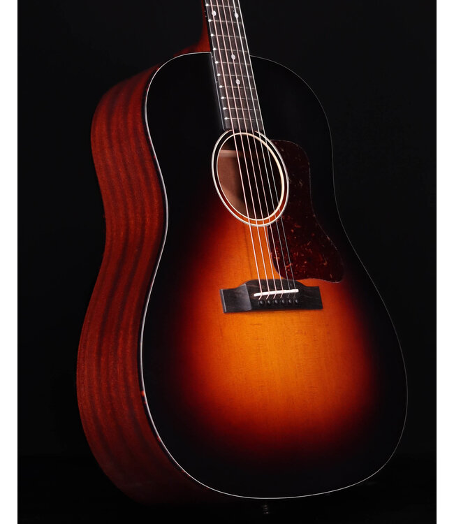 Eastman E1SS-SB Slope Shoulder Dreadnaught, Satin Sunburst with Deluxe Padded Bag