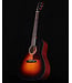 Eastman E1SS-SB Slope Shoulder Dreadnaught, Satin Sunburst with Deluxe Padded Bag