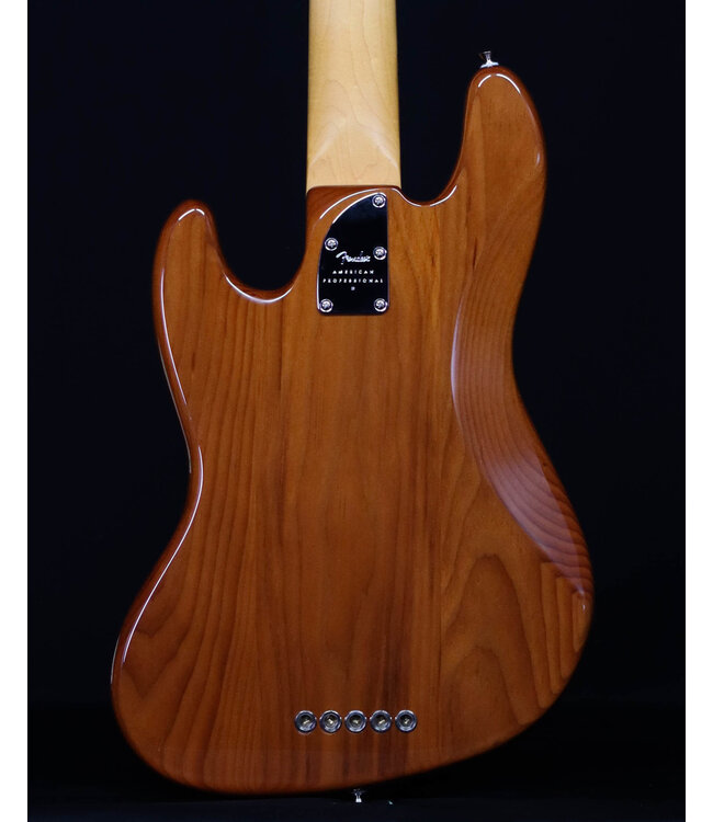 Fender American Professional II Jazz Bass V, Maple FB, Roasted Pine