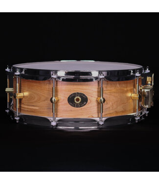Noble & Cooley Noble & Cooley 14" x 5" Solid Maple Shell Snare Drum, Natural Oil, Brass Hardware