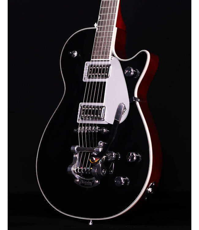 Gretsch G5230T Electromatic Jet FT Single-Cut with Bigsby, Black Walnut FB, Black