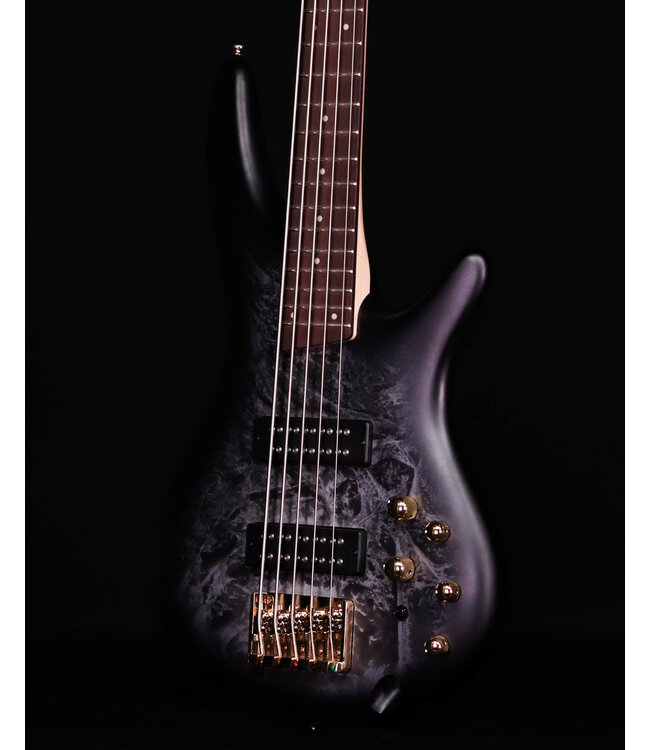 Ibanez SR305EDX 5-String Bass, Black Ice Frozen Matte