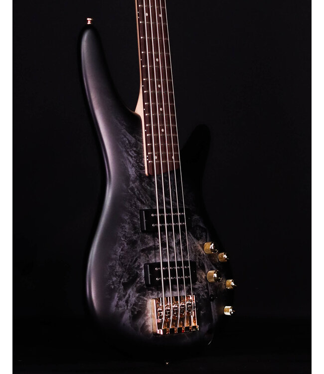 Ibanez SR305EDX 5-String Bass, Black Ice Frozen Matte