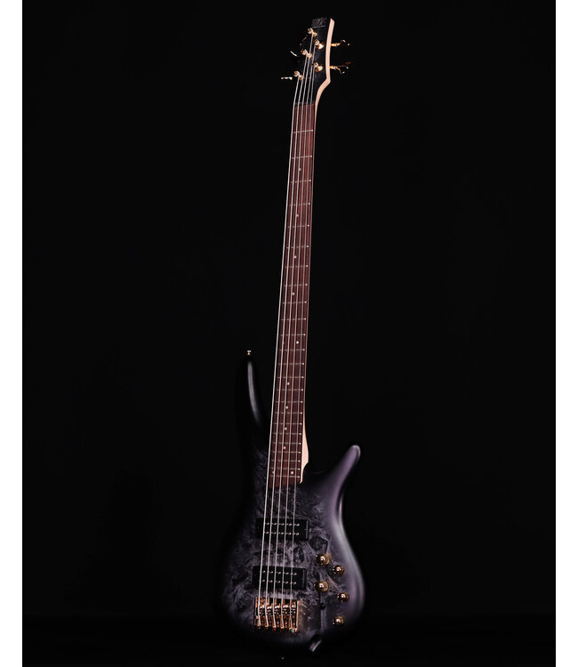 Ibanez SR305EDX 5-String Bass, Black Ice Frozen Matte