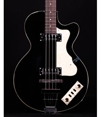 Hofner Hofner Ignition PRO Club 4-String Bass, Transparent Black, Teacup knobs