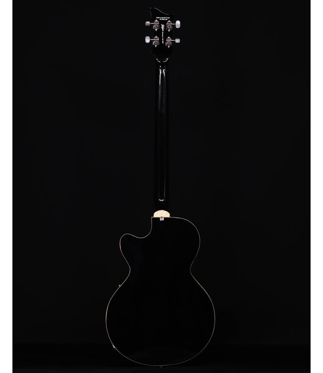 Hofner Ignition PRO Club 4-String Bass, Transparent Black, Teacup knobs