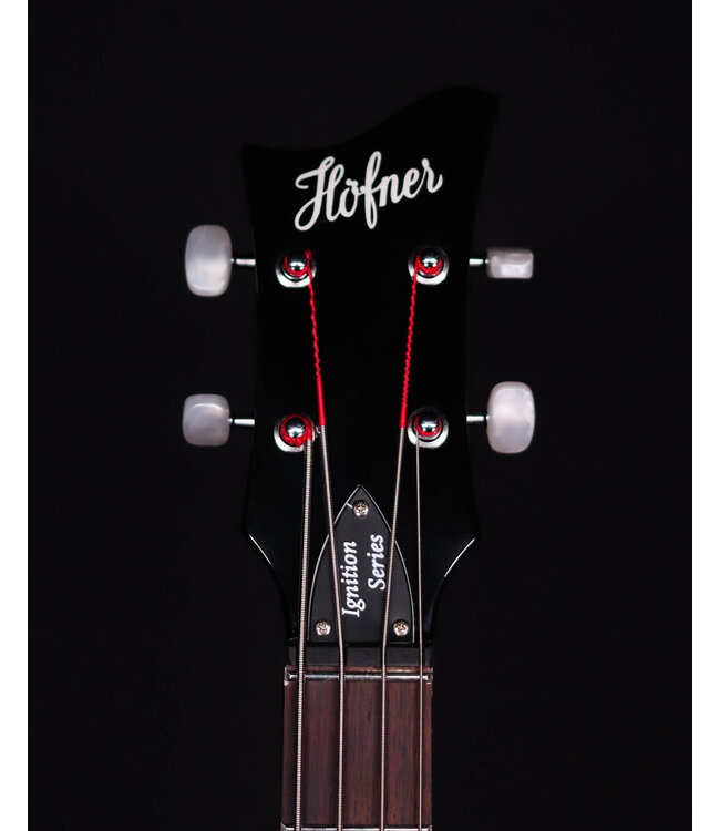 Hofner Ignition PRO Club 4-String Bass, Transparent Black, Teacup knobs