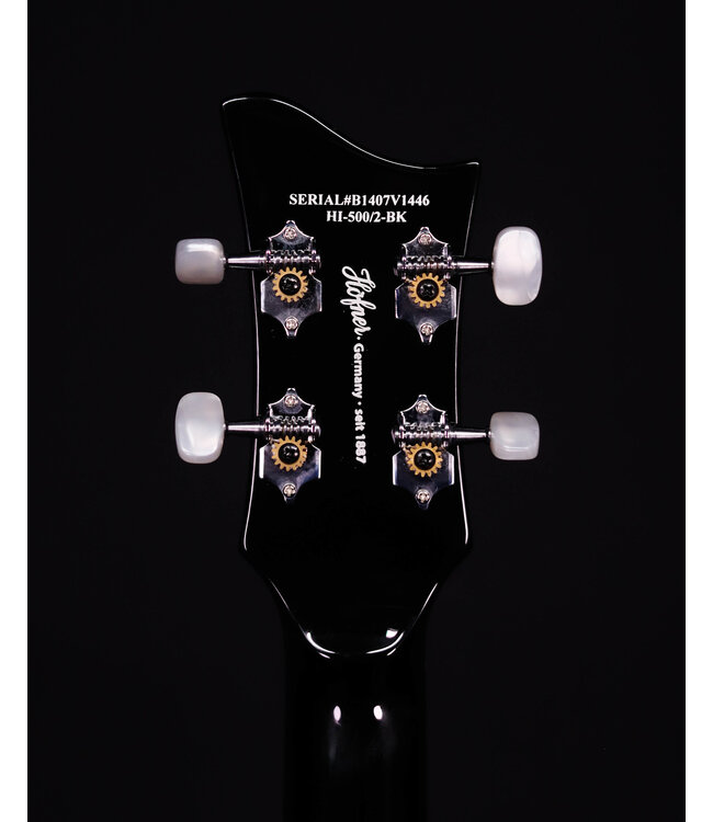 Hofner Ignition PRO Club 4-String Bass, Transparent Black, Teacup knobs