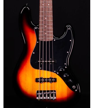 Squier Squier Affinity Series Jazz Bass V, Laurel FB, 3-Color Sunburst
