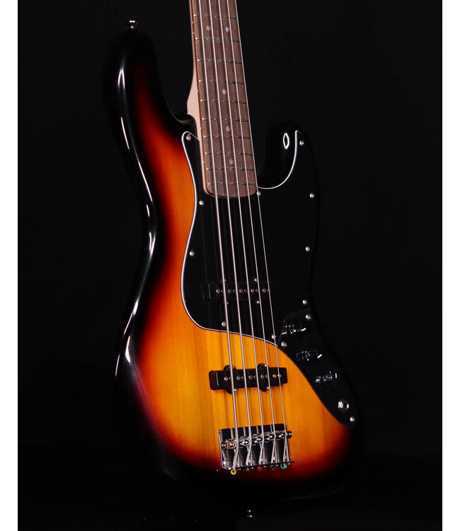 Squier Affinity Series Jazz Bass V, Laurel FB, 3-Color Sunburst
