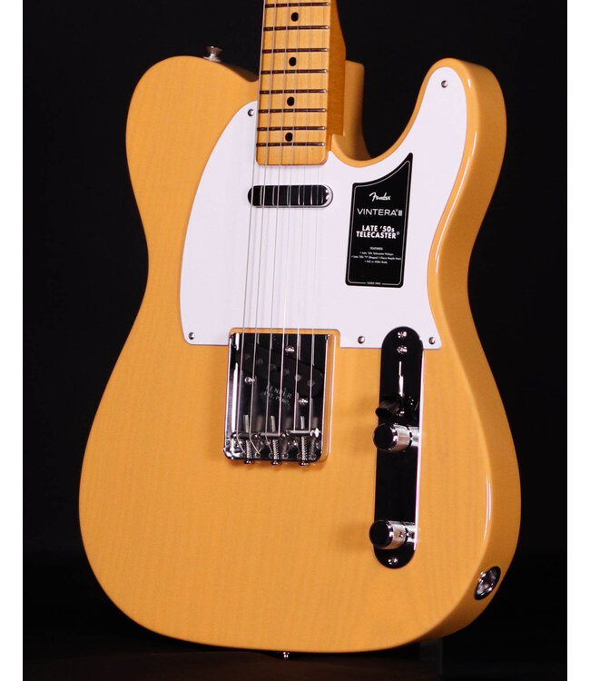 Fender Vintera III Late '50s Telecaster, Maple FB, Butterscotch Blonde
