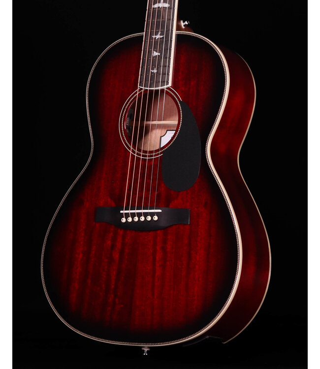 PRS SE P20 Parlor Acoustic Electric, Fire Red Burst