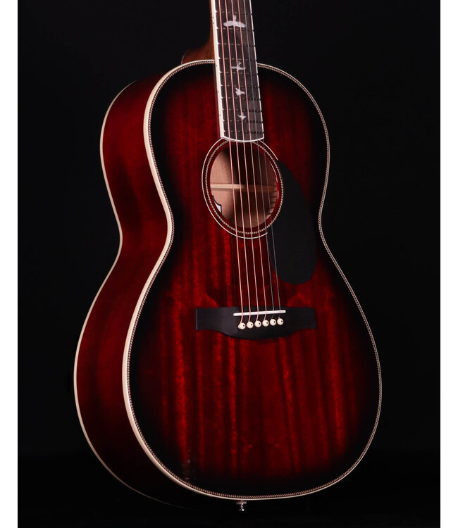 PRS SE P20 Parlor Acoustic Electric, Fire Red Burst