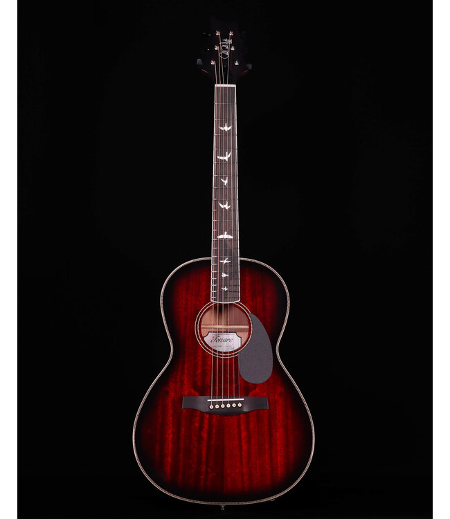 PRS SE P20 Parlor Acoustic Electric, Fire Red Burst